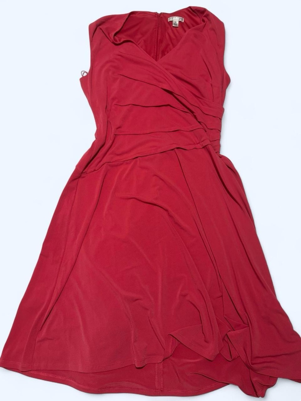 London style collection pink dress with ruched detailing